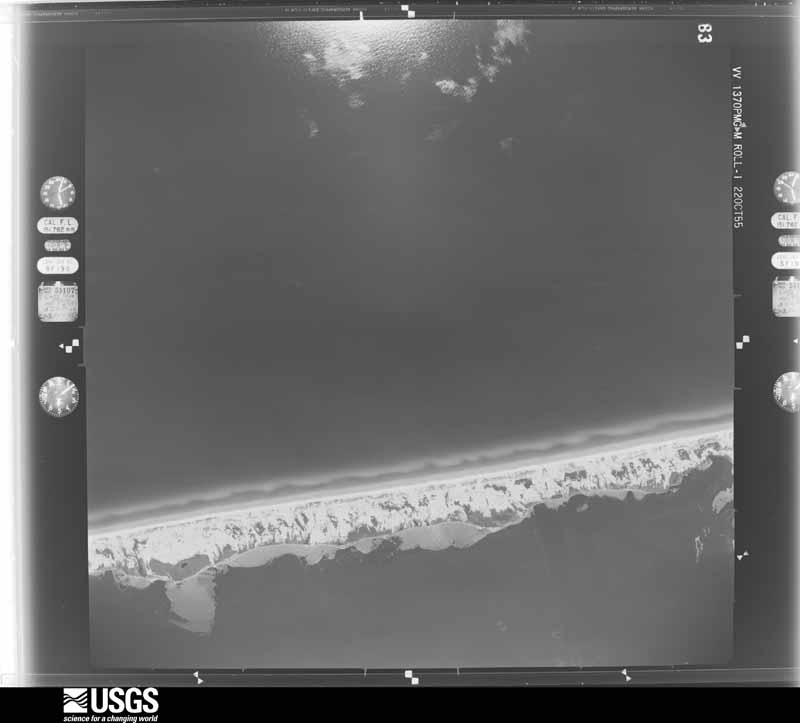 U.S. Geological Survey aerial photograph, 1955-10-23, scale 1:30000