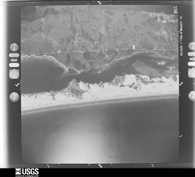 U.S. Geological Survey aerial photograph, 1955-10-23, scale 1:30000