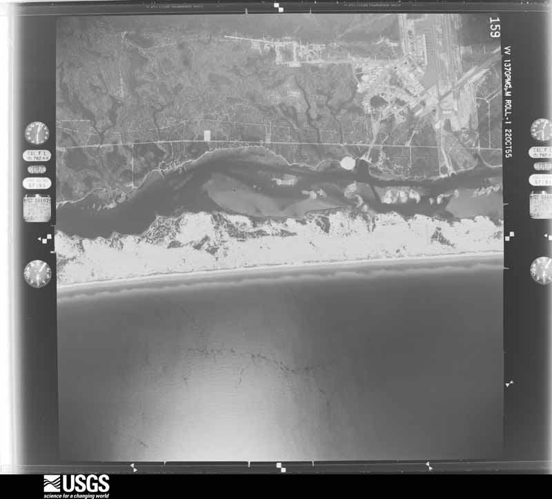 U.S. Geological Survey aerial photograph, 1955-10-23, scale 1:30000