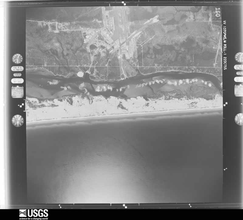 U.S. Geological Survey aerial photograph, 1955-10-23, scale 1:30000