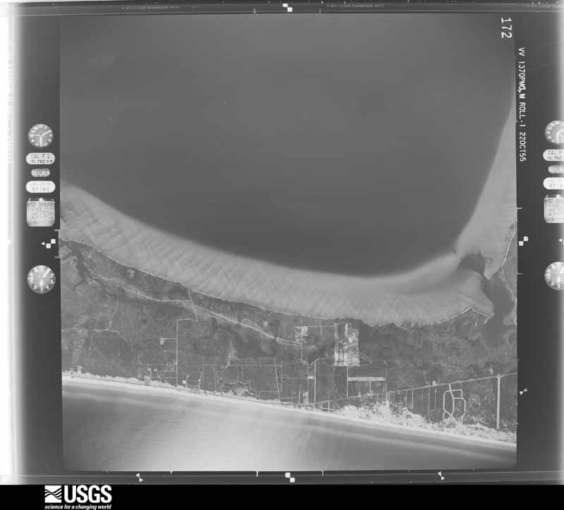 U.S. Geological Survey aerial photograph, 1955-10-23, scale 1:30000