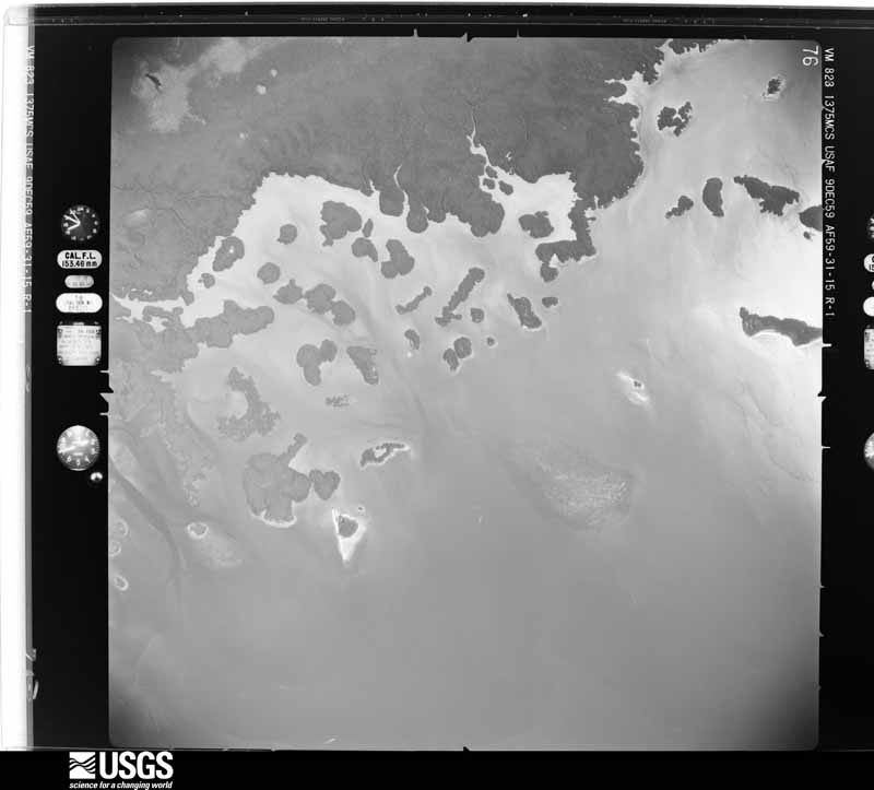 U.S. Geological Survey aerial photograph, 1959-12-09, scale 1:40000