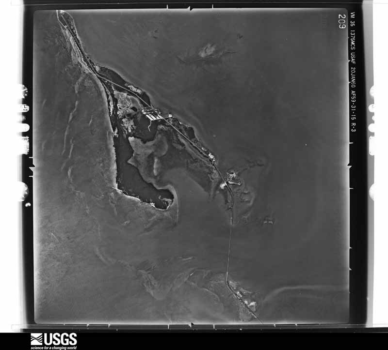 U.S. Geological Survey aerial photograph, 1960-01-20, scale 1:40000