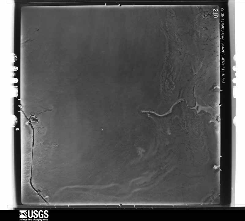 U.S. Geological Survey aerial photograph, 1960-01-20, scale 1:40000