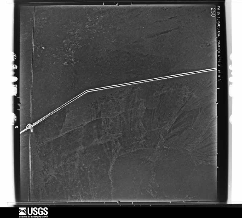 U.S. Geological Survey aerial photograph, 1960-01-20, scale 1:40000