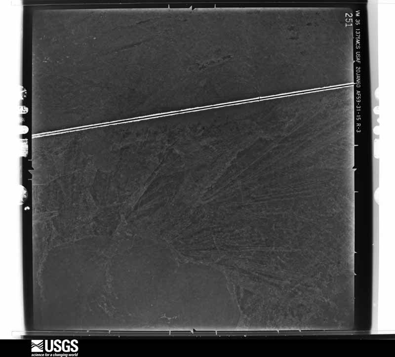 U.S. Geological Survey aerial photograph, 1960-01-20, scale 1:40000