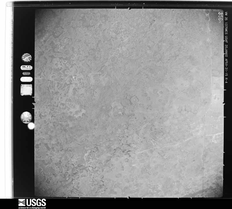 U.S. Geological Survey aerial photograph, 1960-01-20, scale 1:40000