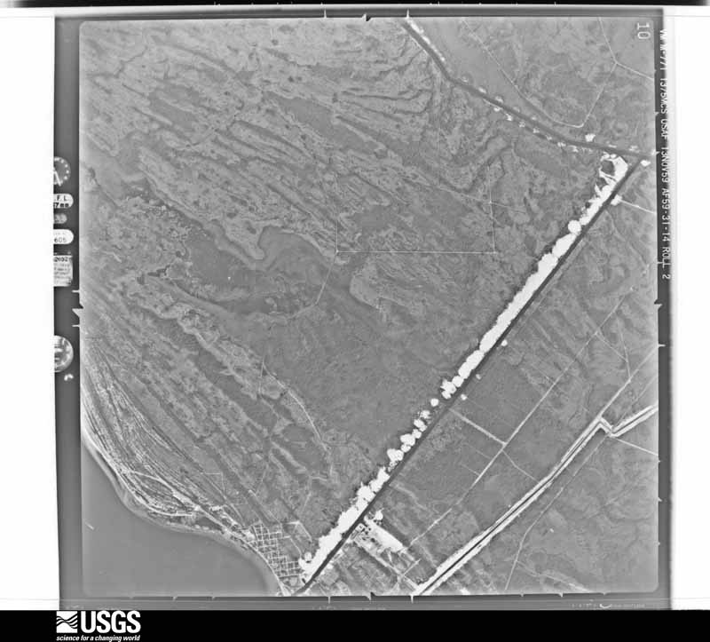 U.S. Geological Survey aerial photograph, 1959-12-03, scale 1:40000