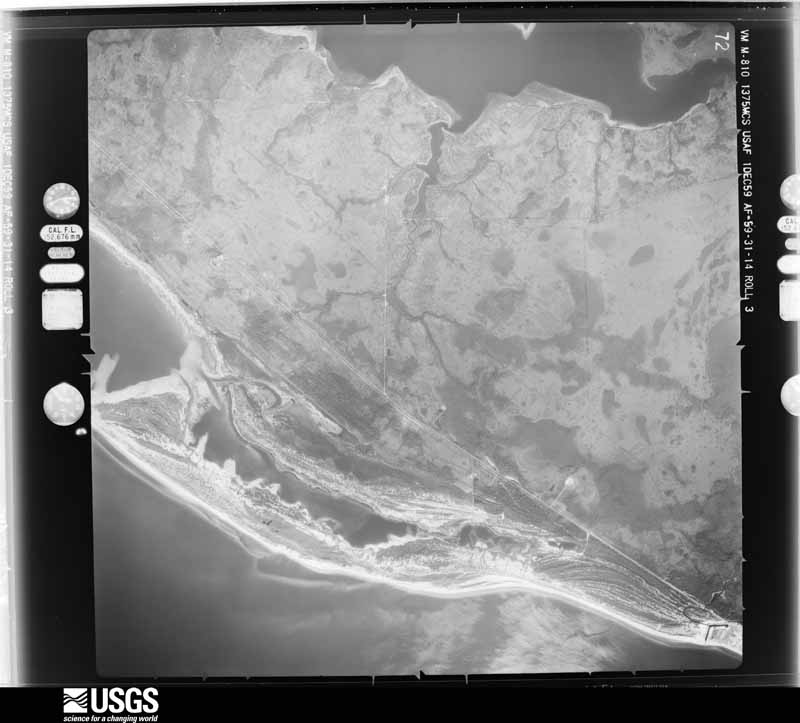 U.S. Geological Survey aerial photograph, 1959-12-03, scale 1:40000