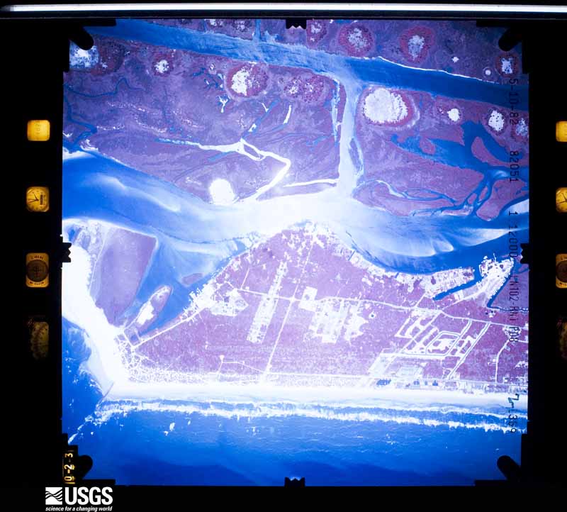 U.S. Geological Survey aerial photograph, 1982-05-11, scale 1:12989