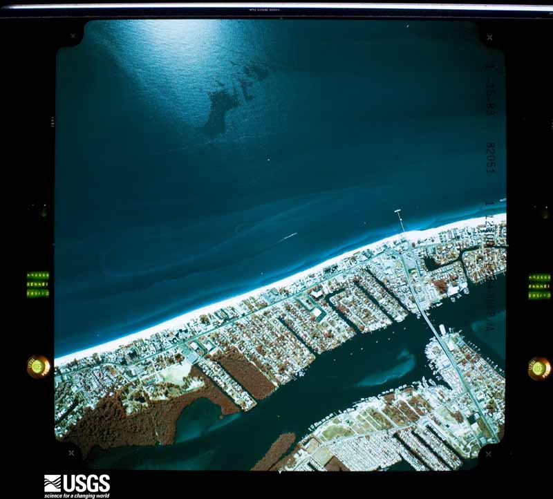 U.S. Geological Survey aerial photograph, 1983-01-16, scale 1:25923
