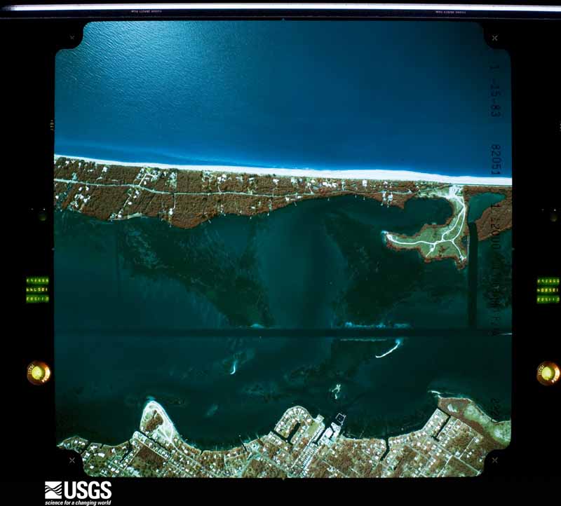 U.S. Geological Survey aerial photograph, 1983-01-16, scale 1:14555