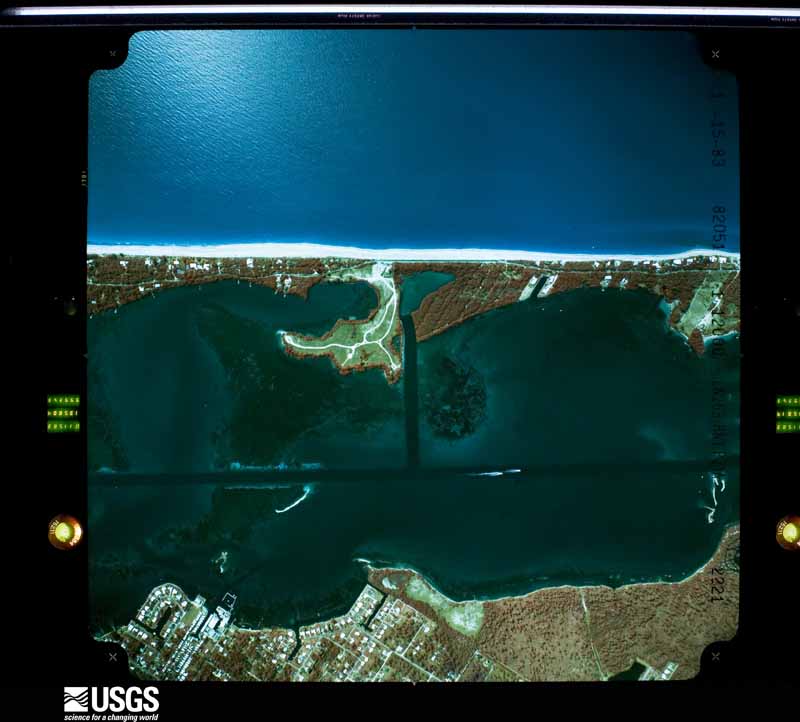 U.S. Geological Survey aerial photograph, 1983-01-16, scale 1:14555