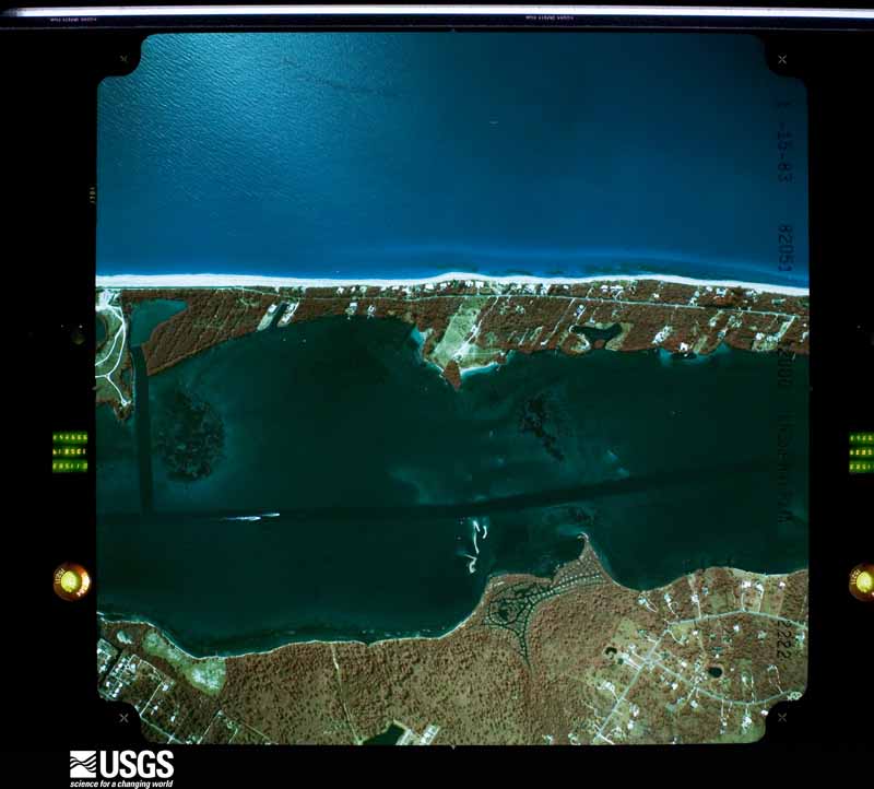 U.S. Geological Survey aerial photograph, 1983-01-16, scale 1:14555