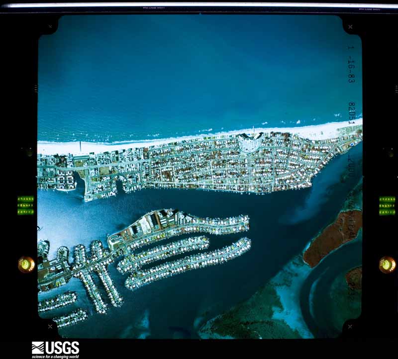 U.S. Geological Survey aerial photograph, 1983-01-16, scale 1:14717