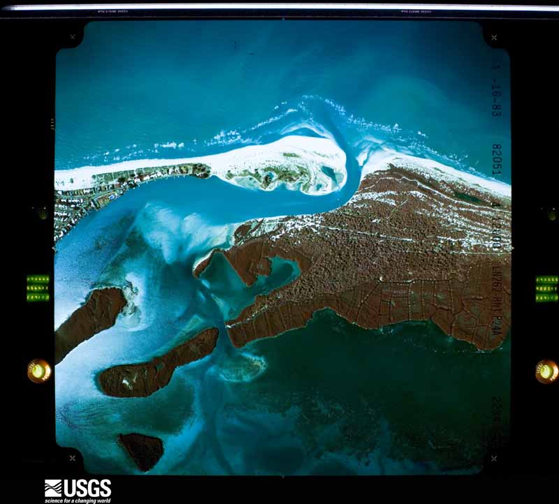 U.S. Geological Survey aerial photograph, 1983-01-16, scale 1:14837