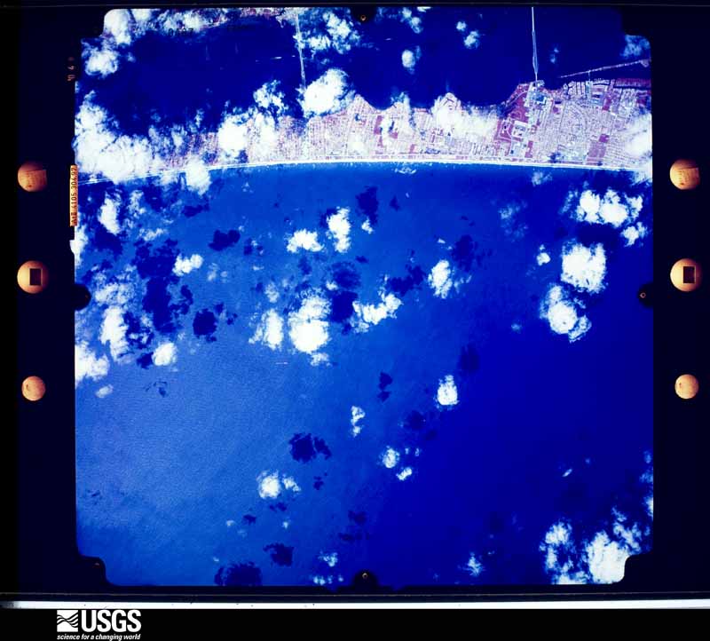 U.S. Geological Survey aerial photograph, 1989-04-02, scale 1:65000