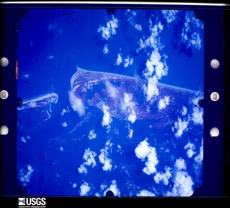 U.S. Geological Survey aerial photograph, 1990-09-05, scale 1:65000