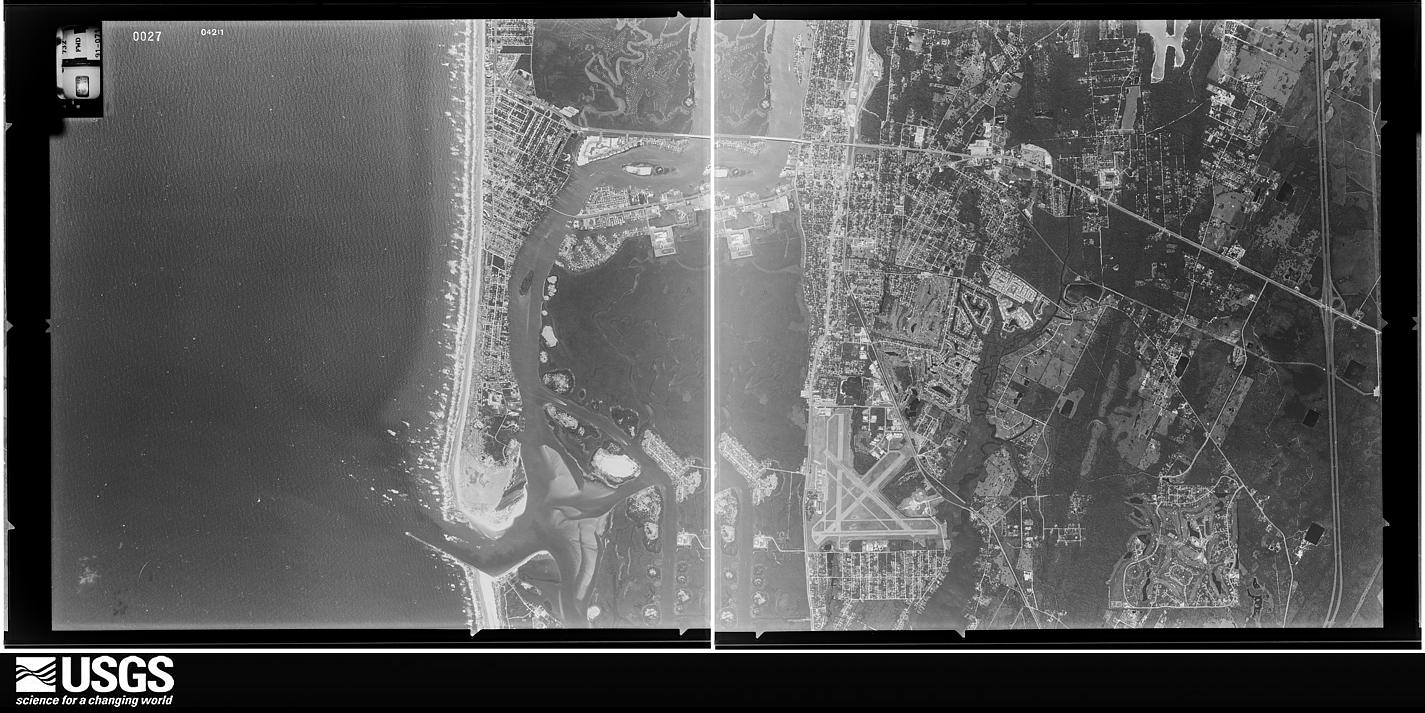 U.S. Geological Survey aerial photograph, 1991-04-03, scale 1:33000