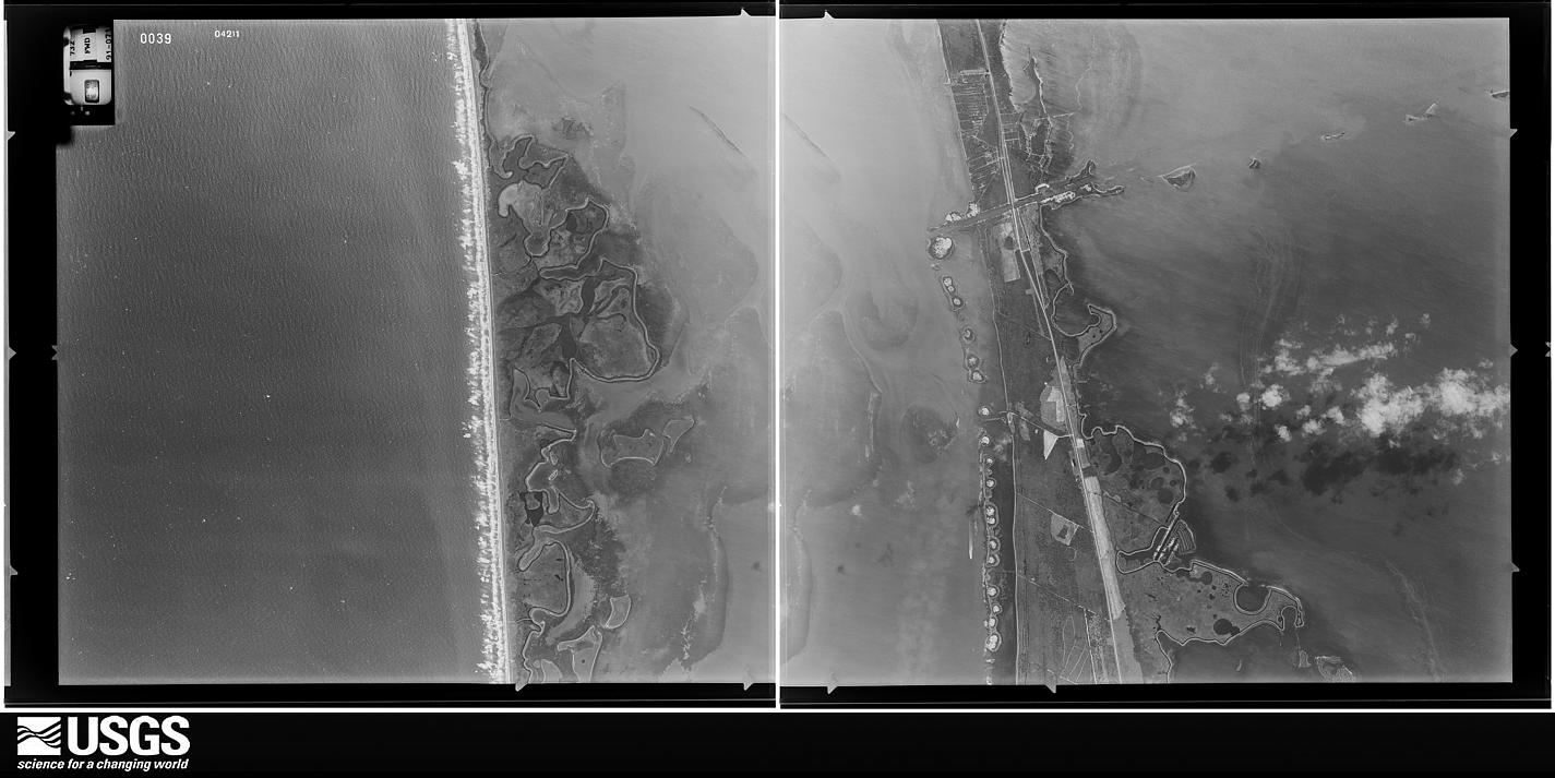 U.S. Geological Survey aerial photograph, 1991-04-03, scale 1:33000