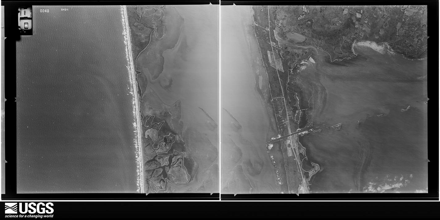 U.S. Geological Survey aerial photograph, 1991-04-03, scale 1:33000