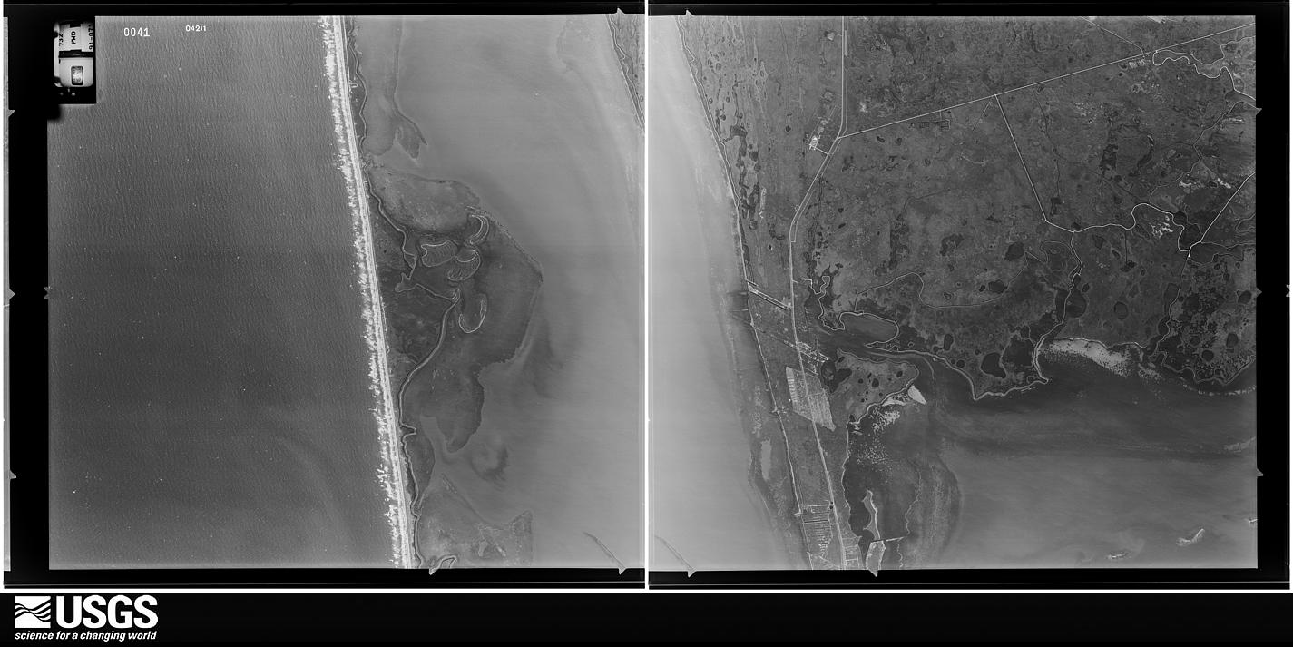 U.S. Geological Survey aerial photograph, 1991-04-03, scale 1:33000