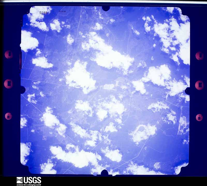 U.S. Geological Survey aerial photograph, 1992-07-04, scale 1:67000