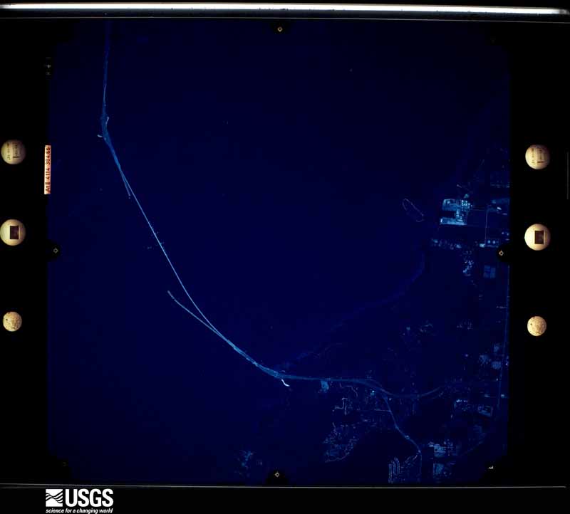 U.S. Geological Survey aerial photograph, 1993-06-05, scale 1:65000