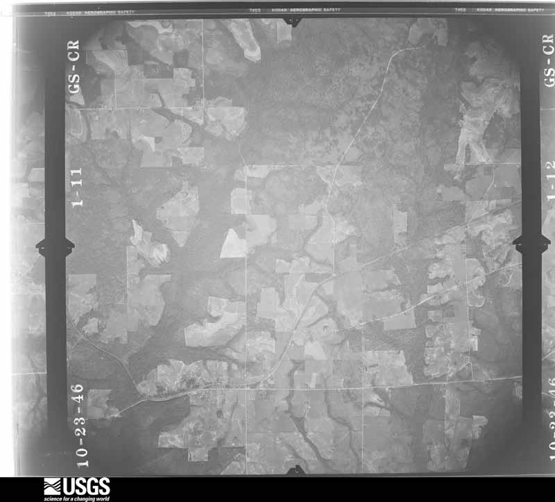 U.S. Geological Survey aerial photograph, 1946-10-23, scale 1:27200