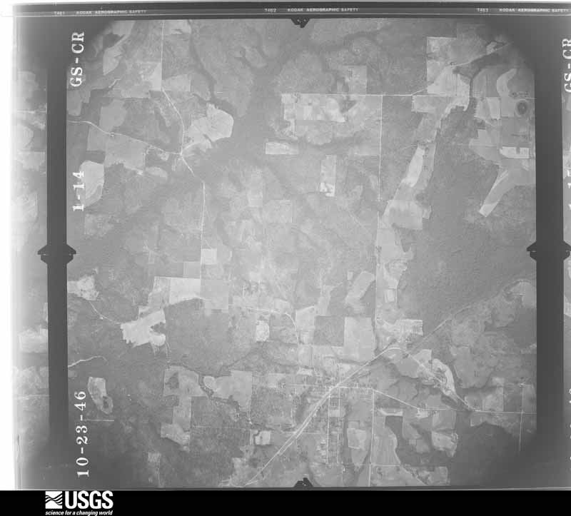 U.S. Geological Survey aerial photograph, 1946-10-23, scale 1:27200
