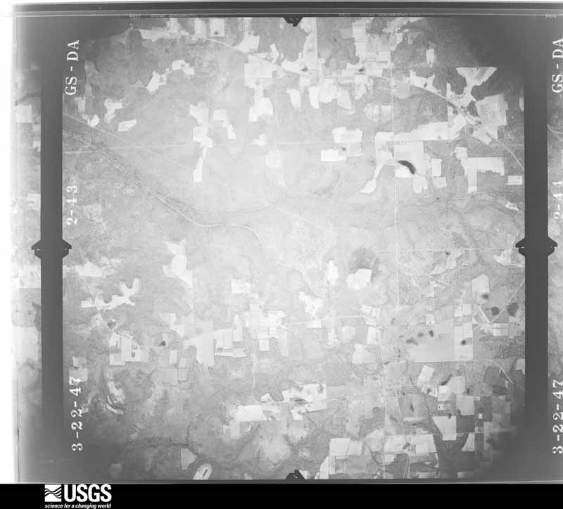 U.S. Geological Survey aerial photograph, 1947-03-22, scale 1:43200