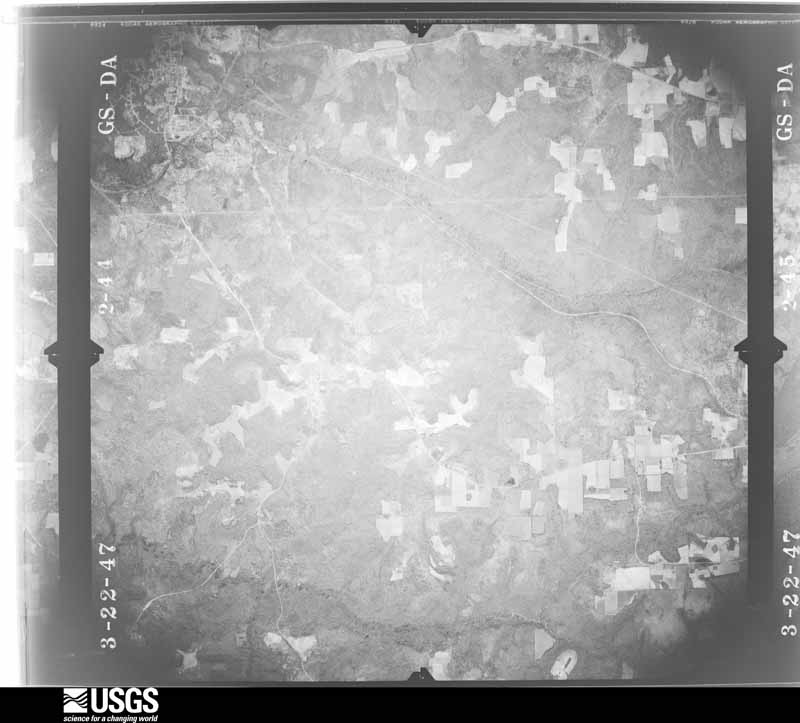 U.S. Geological Survey aerial photograph, 1947-03-22, scale 1:43200