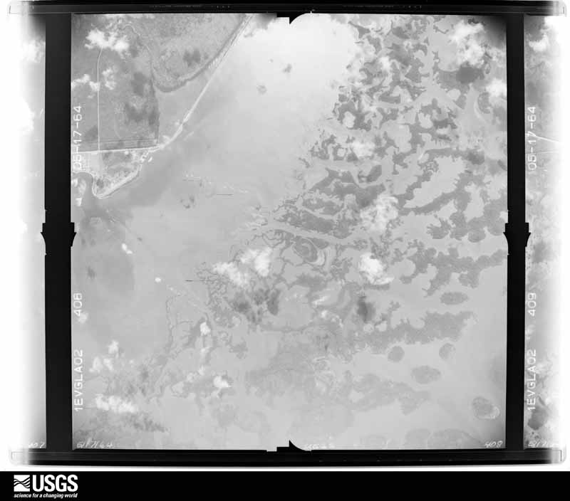U.S. Geological Survey aerial photograph, 1964-05-17, scale 1:28500