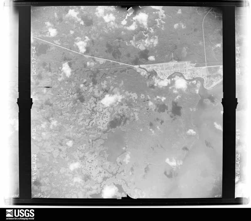 U.S. Geological Survey aerial photograph, 1964-05-17, scale 1:28500