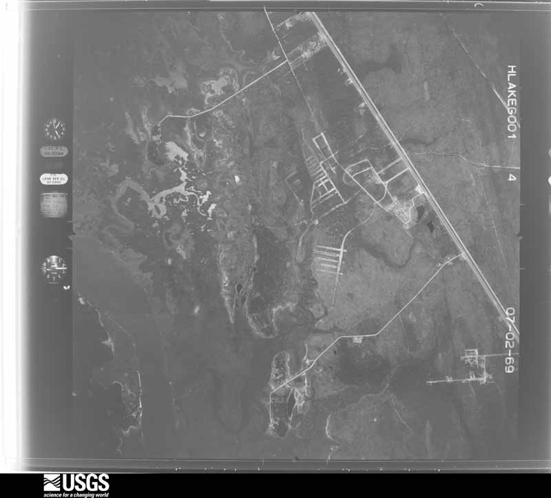U.S. Geological Survey aerial photograph, 1969-07-02, scale 1:20000