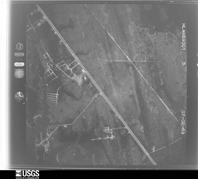 U.S. Geological Survey aerial photograph, 1969-07-02, scale 1:20000