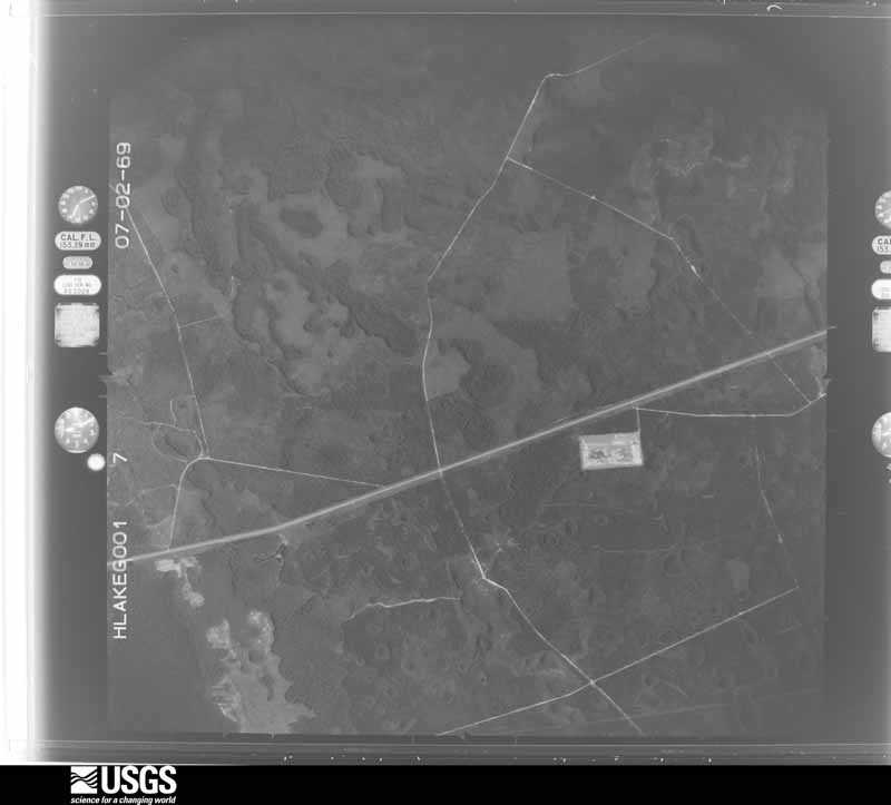 U.S. Geological Survey aerial photograph, 1969-07-02, scale 1:20000