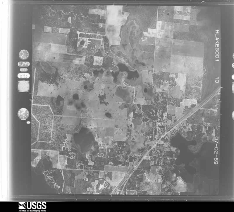 U.S. Geological Survey aerial photograph, 1969-07-02, scale 1:20000