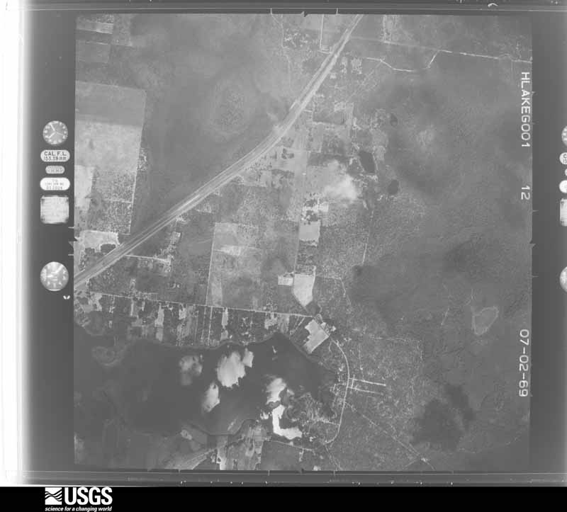 U.S. Geological Survey aerial photograph, 1969-07-02, scale 1:20000