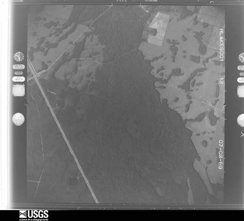 U.S. Geological Survey aerial photograph, 1969-07-03, scale 1:20000