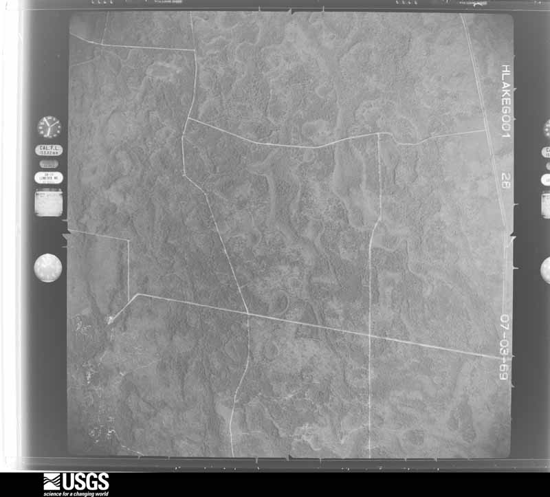 U.S. Geological Survey aerial photograph, 1969-07-03, scale 1:20000