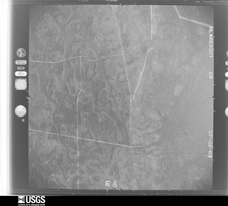U.S. Geological Survey aerial photograph, 1969-07-03, scale 1:20000