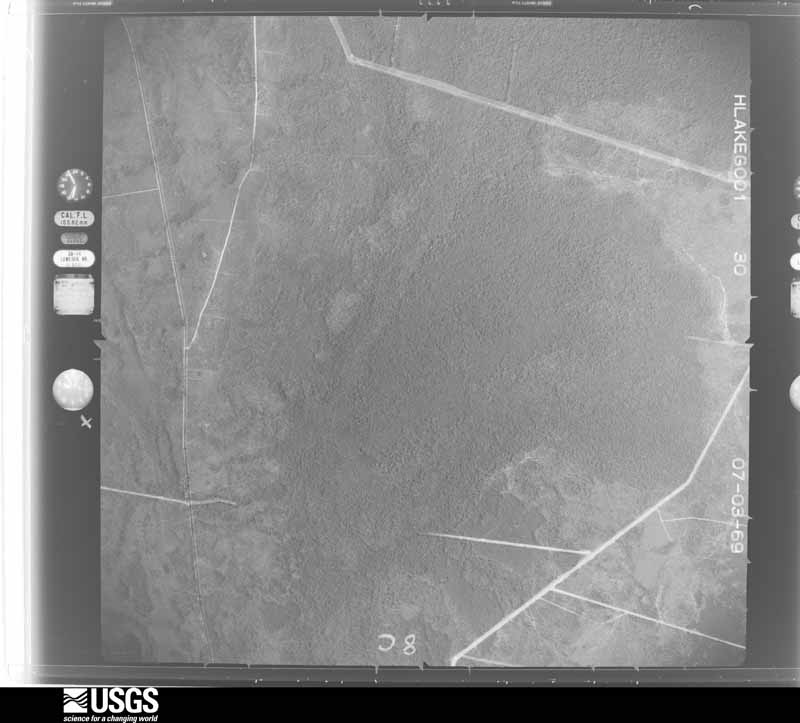 U.S. Geological Survey aerial photograph, 1969-07-03, scale 1:20000