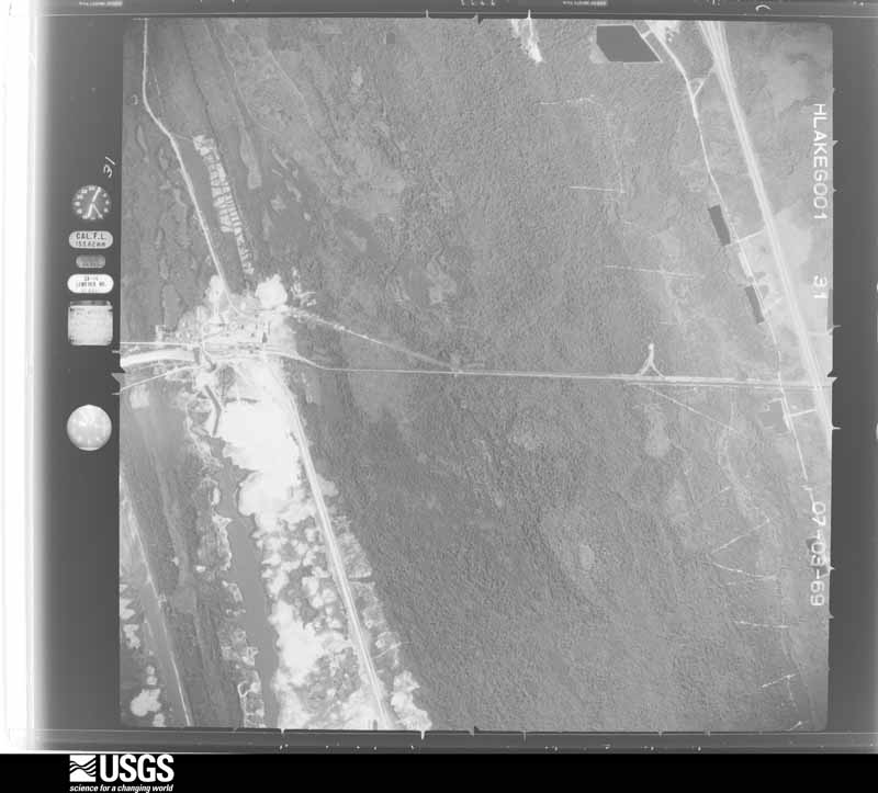 U.S. Geological Survey aerial photograph, 1969-07-03, scale 1:20000