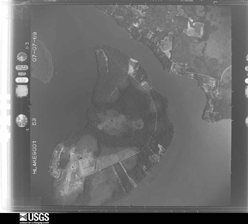 U.S. Geological Survey aerial photograph, 1969-07-07, scale 1:20000