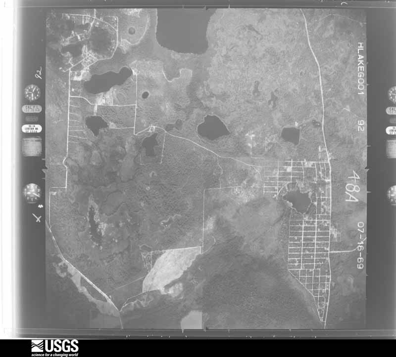 U.S. Geological Survey aerial photograph, 1969-07-16, scale 1:20000