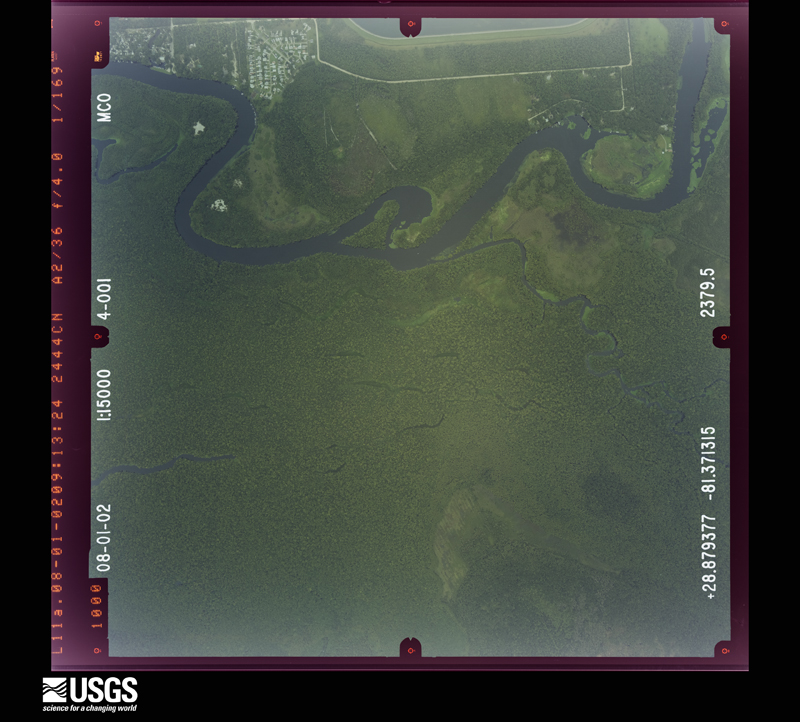 U.S. Geological Survey aerial photograph, 2002-08-01, scale 1:15000