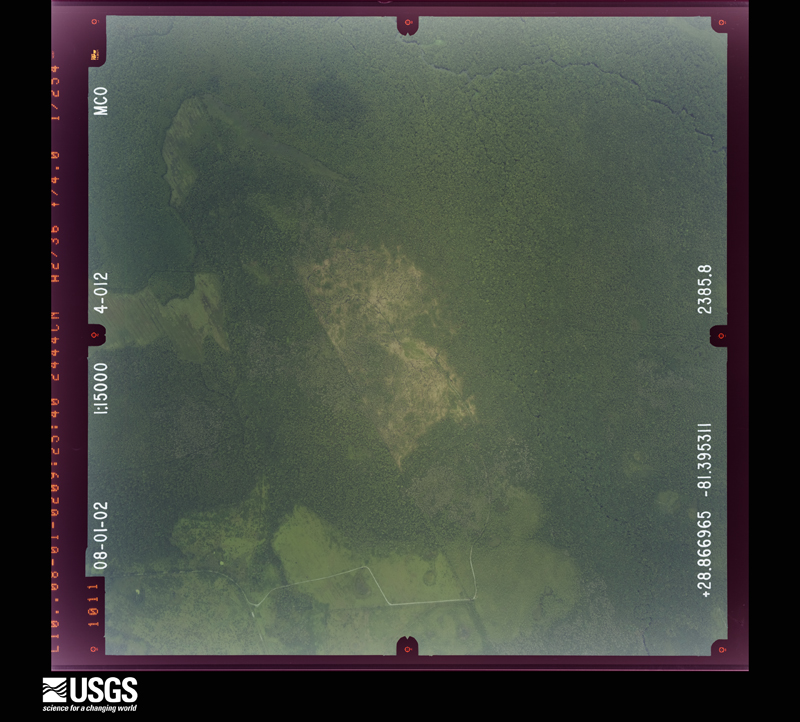U.S. Geological Survey aerial photograph, 2002-08-01, scale 1:15000