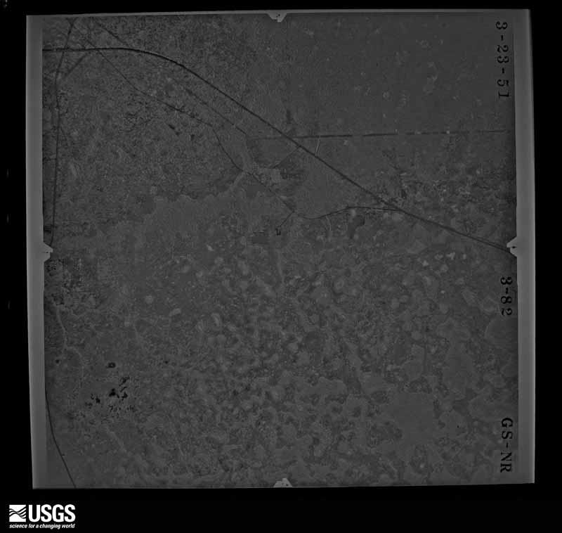 U.S. Geological Survey aerial photograph, 1951-03-23, scale 1:24000