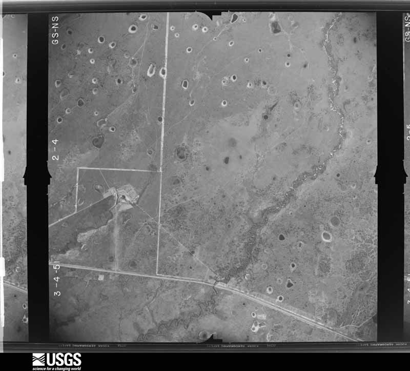U.S. Geological Survey aerial photograph, 1951-03-04, scale 1:28400